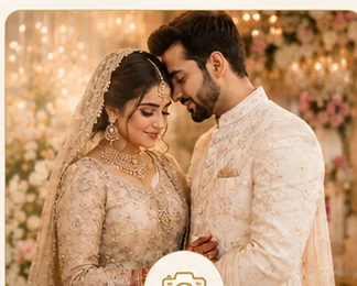 Wedding photography couple portrait